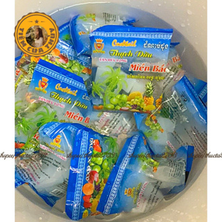 Bịch 20 Gói Thạch Dừa Miền Bắc, Thạch Rau Câu Đồ Ăn Vặt tuổi thơ, ...