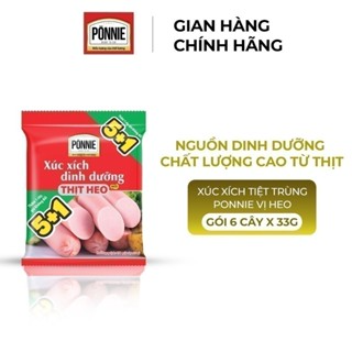 Xúc Xích Tiệt Trùng Ponnie Vị Heo Gói 35g...