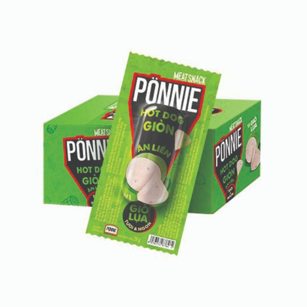 [Hàng tặng không bán] Ponnie Hot Dog Giòn Ăn Liền Cây 28G...
