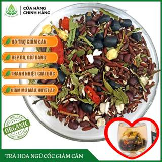 [CHÍNH HÃNG] Trà Hoa Ngũ Cốc Giảm Cân gồm Hạt Muồng, Gạo Lứt, Đậu ...