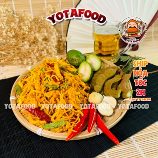 1Kg Khô Gà Lá Chanh (Giòn ngon - Đậm vị)  Đồ ăn vặt Yotafood...