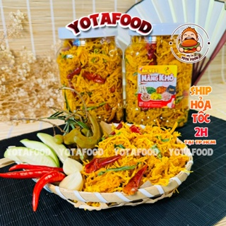 1Kg Khô Gà Lá Chanh (Giòn ngon - Đậm vị)  Đồ ăn vặt Yotafood...