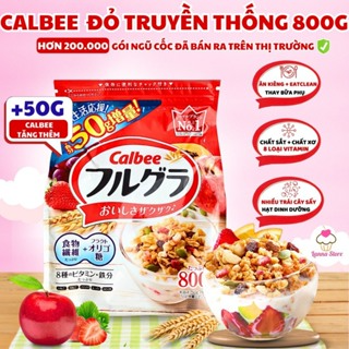 DATE MỚI  12 VỊNgũ cốc Calbee Ăn Kiêng Giảm Cân Nhật Bản Mix Sữa C...