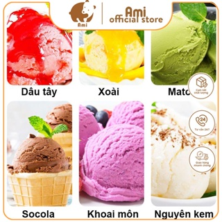 [Loại Thượng Hạng] Bột làm kem không cần máy, Tự làm kem tại nhà d...