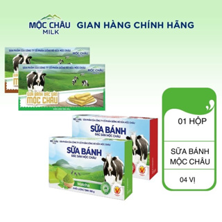 Bánh Sữa Cô Đặc Nguyên Chất Mộc Châu Milk - 200g (14 chiếc)...