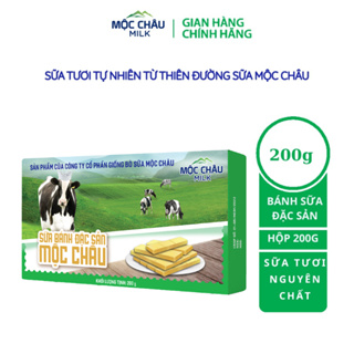 Bánh Sữa Cô Đặc Nguyên Chất Mộc Châu Milk - 200g (14 chiếc)...