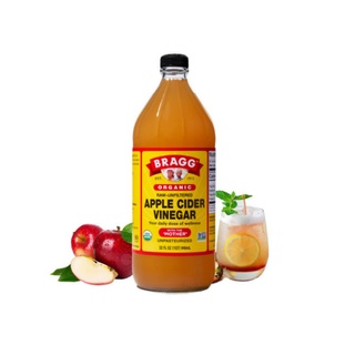 [ Chính hãng Mỹ ] Giấm táo hữu cơ chứa giấm cái hiệu Bragg Organic...