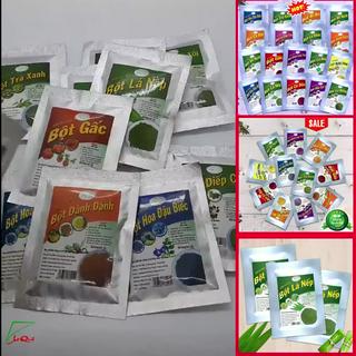Bột tạo màu thực phẩm hữu cơ rau củ quả gói 10gr lá nếp/lá dứa/gấc...