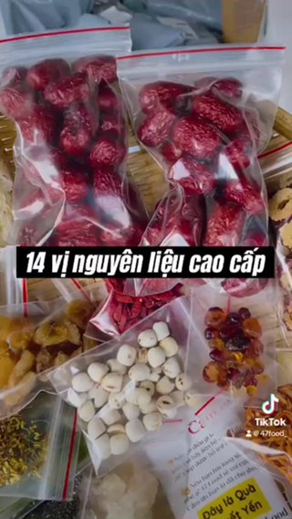 [ 500g SET LỚN] Chè Dưỡng Nhan 14 Vị Ít Đường Có Hoa Mộc 47Food Nấ...