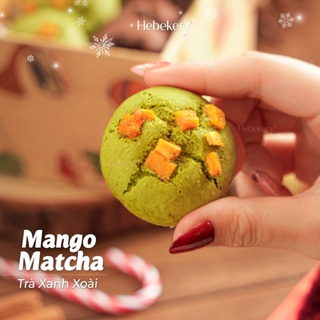 Cookies Hạnh Nhân Nguyên Cám 3 Vị - Dark Choco, Mango Matcha, Cran...