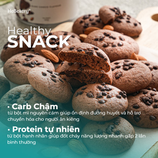Cookies Hạnh Nhân Nguyên Cám 3 Vị - Dark Choco, Mango Matcha, Cran...