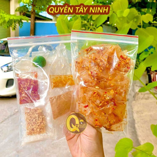 Bánh Tráng DẺO SATE TỎI MUỐI NHUYỄN siêu ngon siêu cay...