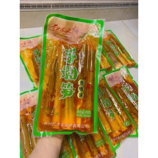 Măng Trúc cay Tứ Xuyên ngâm ớt xanh gói 400g - 200g- 110gam...