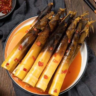 Măng Trúc cay Tứ Xuyên ngâm ớt xanh gói 400g - 200g- 110gam...