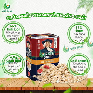 HÀNG MỚI VỀYến Mạch Quaker Mỹ 4,52kg Chất Lượng Sỉ Lẻ Giá Rẻ Sập S...