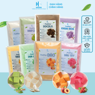 Bột pudding gói 100g siêu ngon hấp dẫn 8 vị - Pudding trứng socola...