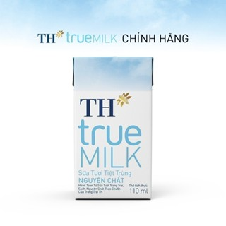 Thùng 48 hộp sữa tươi tiệt trùng nguyên chất TH True Milk 110ml (1...