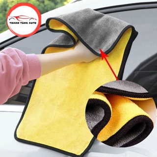 Khăn lau xe chuyên dụng ô tô lau bếp lau kính Microfiber siêu thấm...