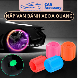Nắp Van Bánh Xe Hơi / Xe Máy / Xe Tải Màu Dạ Quang Chống Bụi Bẩn T...