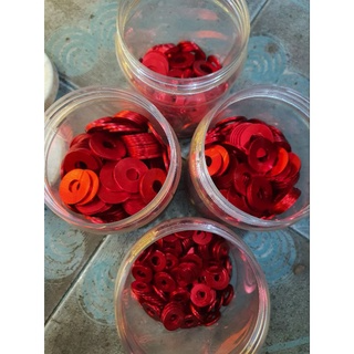 Lông đền nhôm màu đỏ loại 6li lốc máy và 6li dàn áo 8li 10li 12li ...