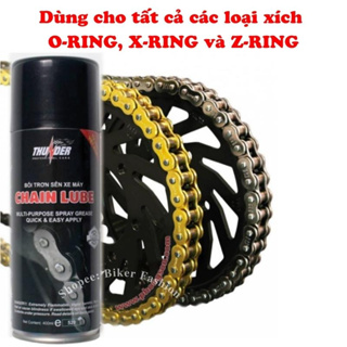 [CÓ VIDEO] Combo vệ sinh sên MC-40 400ml, Bôi trơn dưỡng sên Thund...