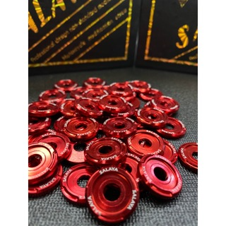 (GIÁ 1 CON) LÔNG ĐỀN SALAYA NHÔM ĐỎ ĐỦ LOẠI 6,8,10,12ly...