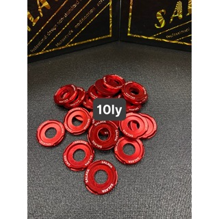 (GIÁ 1 CON) LÔNG ĐỀN SALAYA NHÔM ĐỎ ĐỦ LOẠI 6,8,10,12ly...