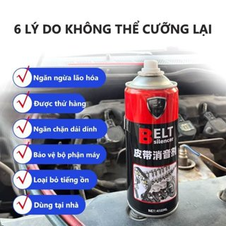 Chai Xịt Bảo Dưỡng Dây Curoa, Gioăng cao su Belt Silencer...