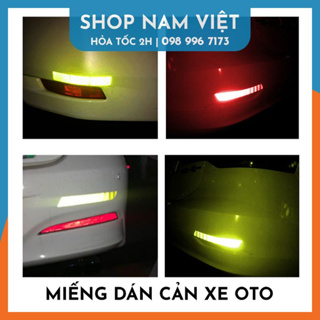 Miếng Dán Phản Quang Cảnh Báo Ban Đêm Cho Oto, Xe Máy, Xe Đạp...