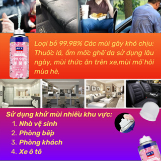 [SIÊU RẺ] Chai Xịt Khử Mùi và Khử Trùng Máy Lạnh Ô Tô KCX làm sạch...