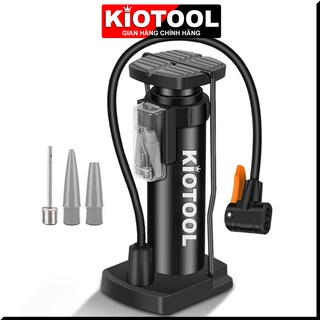 Bơm xe máy xe đạp nhỏ gọn Kiotool đầu van đa năng...