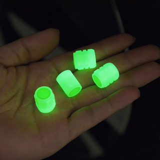 nắp van bánh xe dạ quang phát sáng cho ô tô xe máy xe đạp...