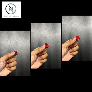 Long đền nhôm đỏ gắn nhiều vị trí trên xe và dàn áo size 6li, 8li,...