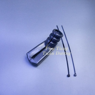 Bọc Chân Chống Xe Máy Dày Dặn [ LOẠI XỊN Bắt Đai Thép ] - Cao Su C...