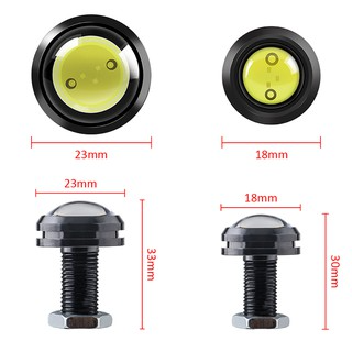 Đèn LED tín hiệu kiểu mắt chim ưng 12v 18mm dành cho chạy xe máy v...