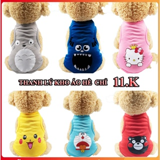 Áo Cho Chó Mèo Thú Cưng Mùa Hè Ba Lỗ Thoáng Mát...