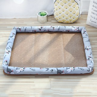 Đệm cho chó mèo kèm chiếu điều hòa  Ổ nằm mùa hè cho thú cưng hình...
