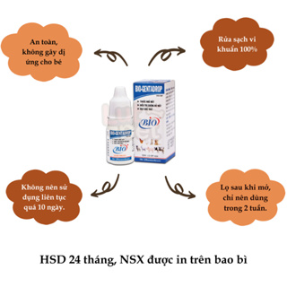 Nhỏ mắt chó mèo Bio genta drop - vệ sinh giác mạc, ngừa viêm đỏ ng...