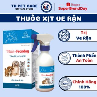 Chai Xịt Ve Rận Chó Mèo Vime Frondog - Lọ Xịt Bọ Chét Chó Rận Mèo ...