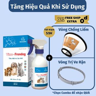 Chai Xịt Ve Rận Chó Mèo Vime Frondog - Lọ Xịt Bọ Chét Chó Rận Mèo ...