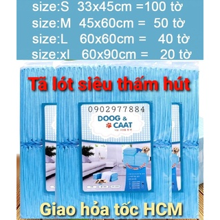 (HỎA TỐC HCM) Bịch Tã giấy lót khay/lót chuồng cho thú cưng 5 lớp ...