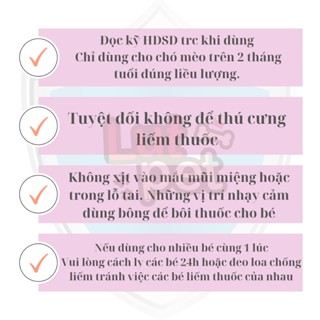 Xịt nấm cho chó mèo, viêm da, mẩn ngứa, ghẻ, bệnh ngoài da cho thú...