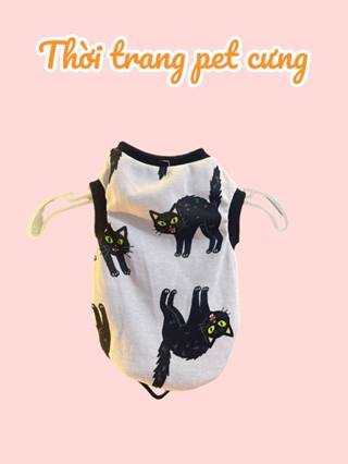 [HỎA TỐC] ÁO THUN BA LỖ MÙA HÈ THOÁNG MÁT CHO THÚ CƯNG 7L-25KG...