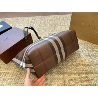 Túi đeo vai Tramp Burberry Túi thể thao Túi máy ảnh da Túi đeo ché...