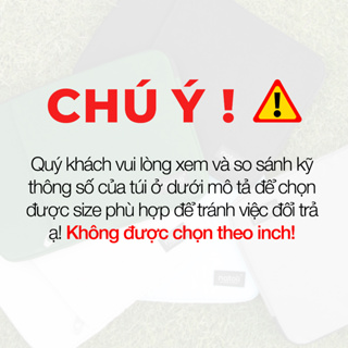 Túi Chống Sốc Laptop thương hiệu NATOLI đủ size dày dặn kháng nước...