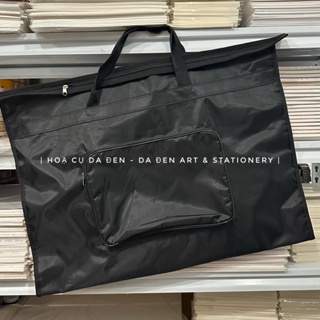 [DA ĐEN] Túi Cặp Đựng Bản Vẽ A3  A2 Vải Đen...