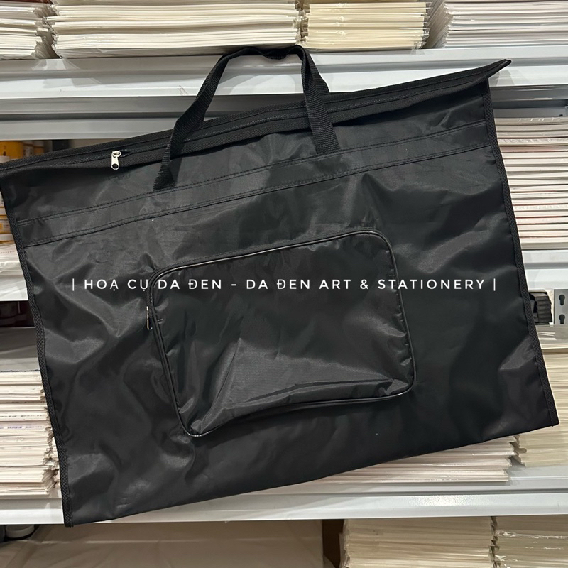 [DA ĐEN] Túi Cặp Đựng Bản Vẽ A3  A2 Vải Đen...