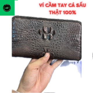 ví cầm tay nam nữ da cá sấu thật 100%...