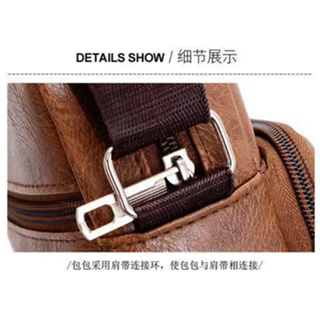 Túi Đeo Chéo Nam Da Chống Nước Dày Dặn Chất Lượng Tốt Nhiều Ngăn T...