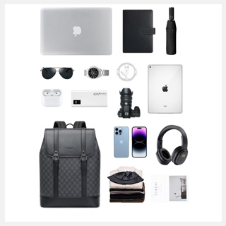 Balo da mềm thời trang unisex nam nữ dập vân nổi monogram đựng lap...